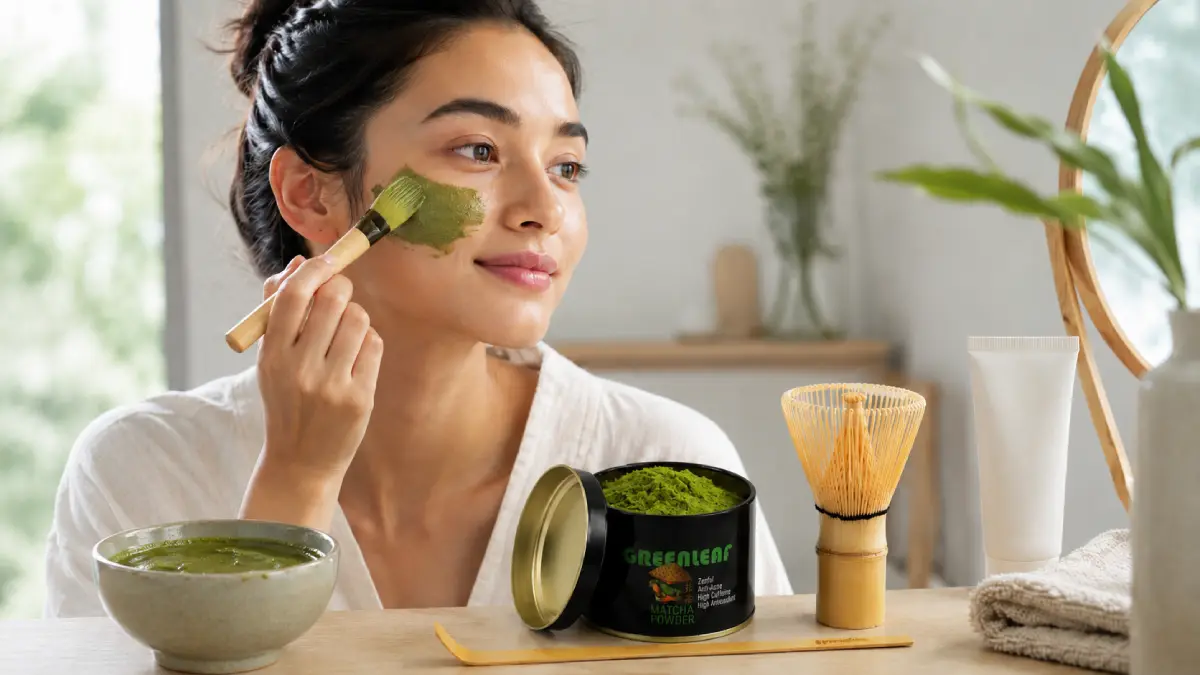 فواید چای ماچا برای پوست