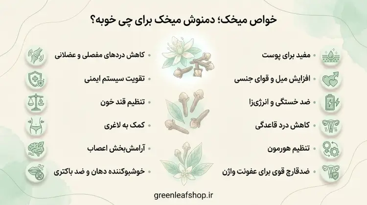 فواید میخک